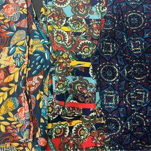 LuLaRoe Colorful Patterned Leggings One Size
3 pairs good condition